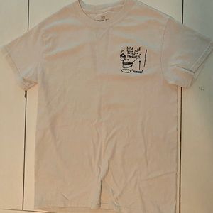 Jean Michel Basquiat evil thoughts Shirt/ Beige Men’s Size S